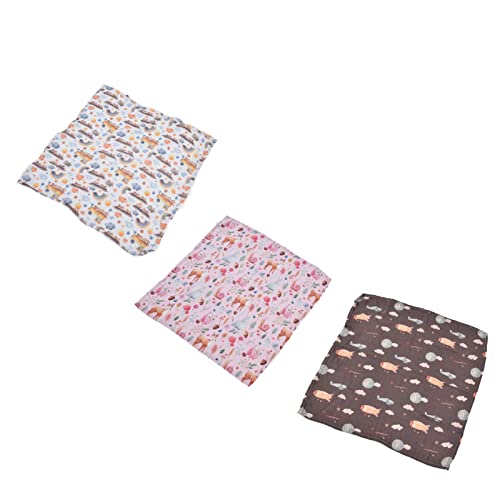 Couverture d'allaitement bébé en coton | Serviettes d'emmaillotage absorption douce - 5