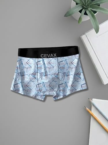 Image of Men's Boxer Briefs, Premium Cotton Stretch, 5-Pack, Navy Grey Maroon Teal Black