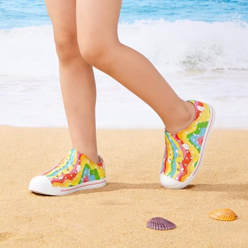 Image of FUNCOO PLUS Toddler Sandals for Boys Girls Kids Summer Quick Dry Sneakers Pool Beach Swim Water Shoes for Children