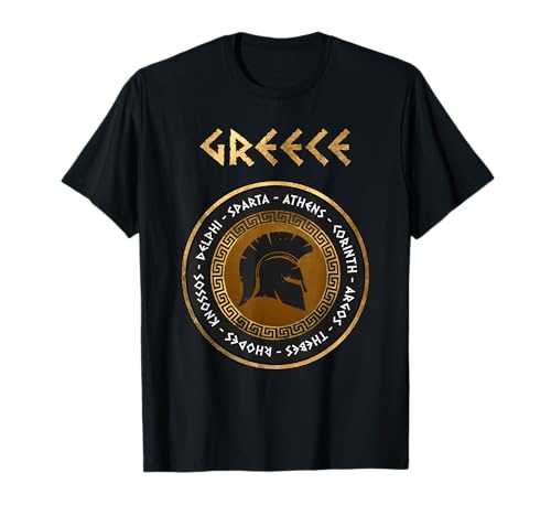Villes grecques Polis antique de Grèce T-Shirt