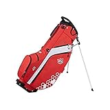 Wilson Staff Feather Carry Golf Bag - Red