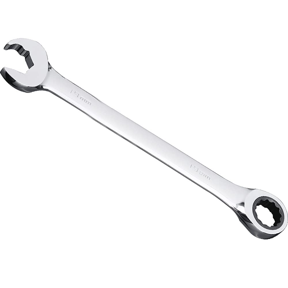 SENRISE Ratchet Spanner 8mm Combination Wrench Open End & Ring Metric Open End and Box End Spanner Tool for Repairing