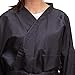 Dioche Salon Client Gown Anti Static Adjustable Hairdressing Smock for Spa Beauty Hair Black One Size Fits Most