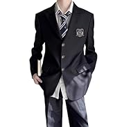 Amazon.co.jp: [AOTYP] スクールジャケット 男子 スーツ メンズ 制服