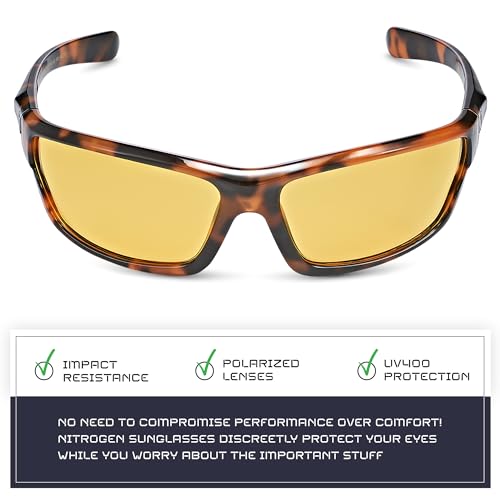 Nitrogen NT0275PZ-ND Polarized Wrap Around Sport Sunglasses thumb #2