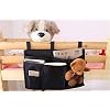 IBLUELOVER Betttasche Hochbett Hängen Aufbewahrungstasche Klettverschluss Bettaufhänger Oxford Hängeaufbewahrung Kinderzimmer Hanging Organizer Kinderwagen Hängen Tasche Multifunktional Bettablage