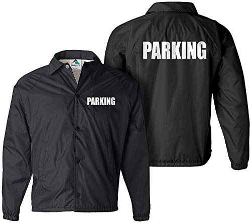 Smart People Clothing Parking Attendant jacket with Reflective Decorations