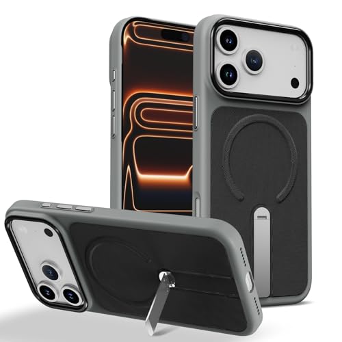 Coque iPhone Air antichoc gris noir, étui silicone rigide et support vidéo