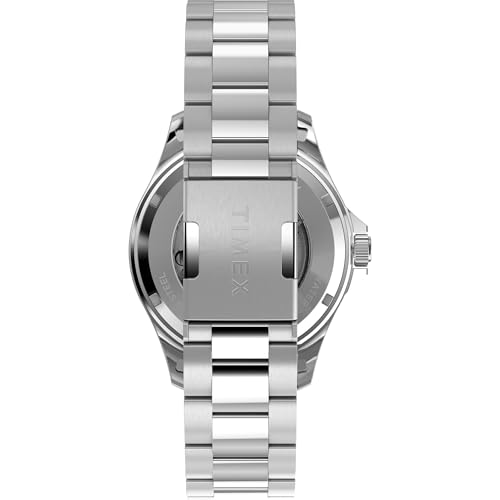 Montre Navi Timex 41 mm homme boîtier acier et cadran vert classique - 3