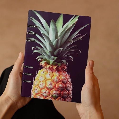 Carnet de notes A5 rechargeable cuir synthétique journal écriture 90 feuilles