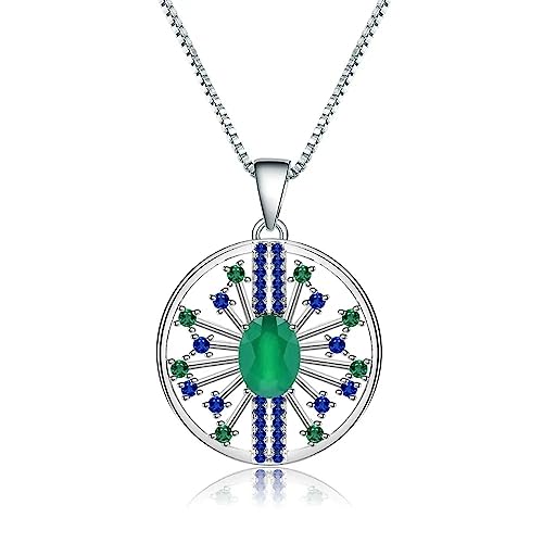 Collier pendentif rond en argent pour femmes, un cadeau mémorable et intemporel