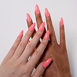 Firedeep Vernis à ongles gel UV/LED, lavable, corail, rose, 10 ml, pour manucure de printemps et d'été