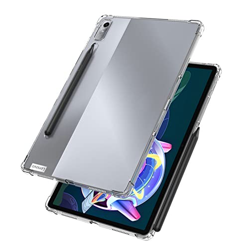 Dwaybox Case For Lenovo Tab P11 Pro Gen 2 / Pad Pro 2022 11.2 Inch, Shockproof Impact Resistant Flexible Cover, Anti-Scratch Transparent Clear Tpu Protective Shell -Clear #TOP3