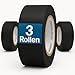 ZWERKZEUG Panzertape - 3 Rollen - Reparatur Klebeband - Gewebeband - extra stark - wasserfest - Gaffa Tape - power Duct Tape - Panzerband - in zwei Farben erh&auml;ltlich - 48mm x 96m