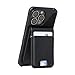 URBAN ARMOR GEAR UAG Slim Wallet Kevlar Black 6 Cards Holder with Kickstand RFID Blocking, Metropolis Magnetic Wallet Compatible with MagSafe for iPhone, Galaxy