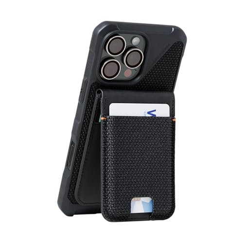 Image of Urban Armor Gear (UAG Metropolis Magnetic Wallet, RFID Blocking, Holds Up to 6 Cards, Built-in Kickstand, Magnetic Phone Wallet Compatible with iPhone & Galaxy Phones, PU Vegan Leather
