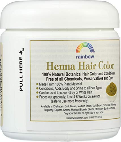 Rainbow Research 0000518400132 Henna Hair Color And Conditioner Persian Light Brown thumb #1