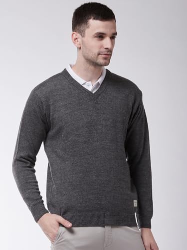 Image of Pivl Men's Winter V Neck Solid Sweaters ||Winterwear||