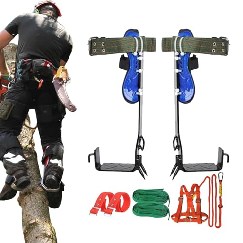 Conjunto de puntas de escalada, espolón de escalada de árbol para árboles de acero Kit de engranajes de árboles Pizas de escalada |