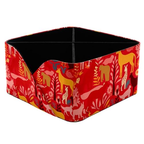 Boîte de rangement rectangulaire à compartiments multiples