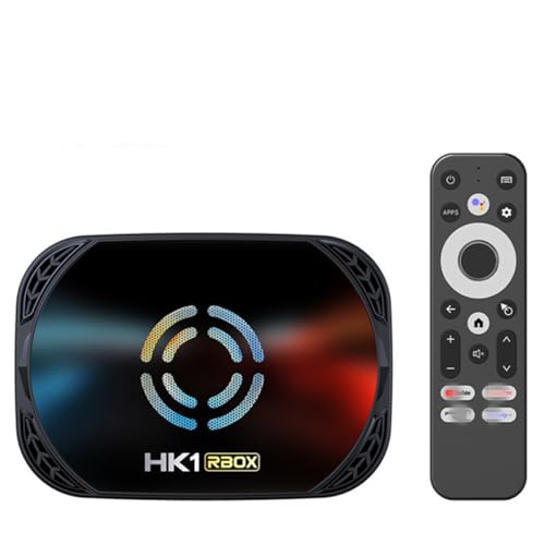 Android TV Box HK1 RBOX X50, Versión 2025, WiFi 6, 4K/8K, CPU De Cuatro Núcleos S905A/X5M, WiFi 2,4 GHz/5 GHz, Bluetooth 5.0, USB 3.0, Smart TV Box,4gb+64gb