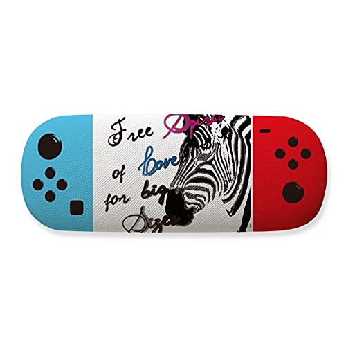 Boîte de rangement pour lunettes avec motif animal et lettre Simple Pinto