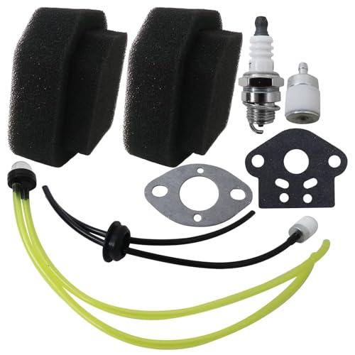INGQI New 5687301, 560873001, 901590001 Air Filter Primer Bulb Fuel Line Replacement Kit Fits for HOMELITE UT10501-1 360 Automatic Chain Saw, All-in-1 Kit