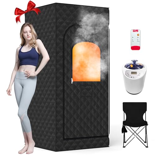 Portable Home Steam Sauna with Timer and Remote