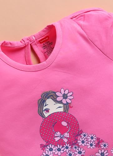 Image of LuvLap Baby Girls 100% Cotton Half Sleeve Girls Top Pack of 4