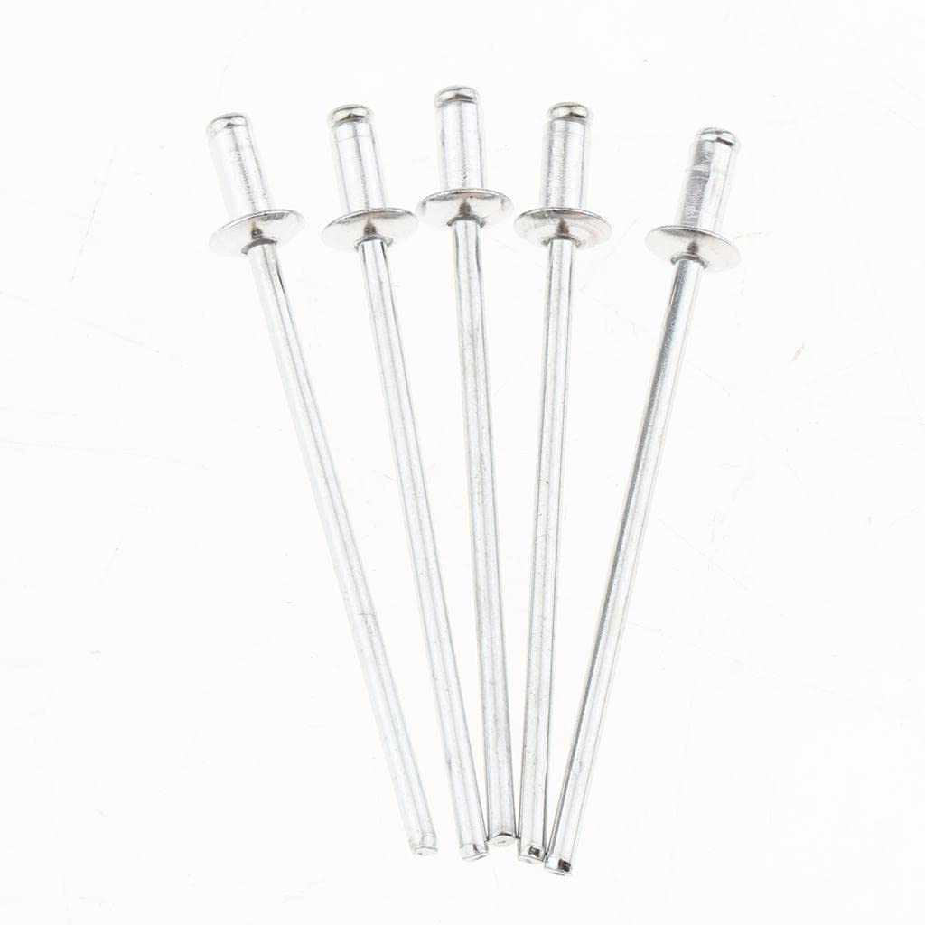 1000 Rivets Aveugles en Aluminium, Rivets à Noyau Ouvert, Rivets Assortis, Résistants à La Rouille, Robustes, pour Les Projets de Construction et Les, 2.4x5mm