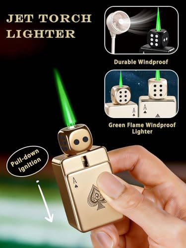 Encendedor Jet Torch Butano Metal Diseño Moderno miniatura 3