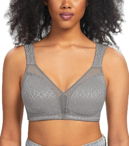 Image of HACI Women's Minimizer Bra Full Coverage Everyday Wirefree Non Padded Plus Size for Large Bust Support Seamless