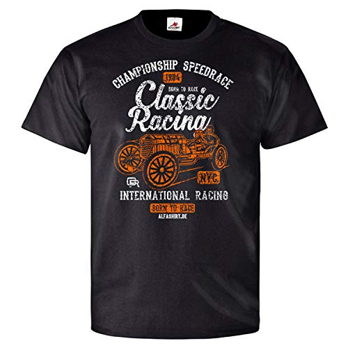 T-shirt vintage Speedrace Racing Noir 3XL Classic Racing 25844