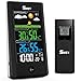 Produktbild Wetterstation Funk mit Außensensor Wettervorhersage, Digitaler Thermometer-Hygrometer für Innen Außen, Alarm/Snooze, 3 Außenkanäle, Farbdisplay LCD Bildschirm