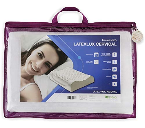 Travesseiro Cervical de Látex Contour Latexlux