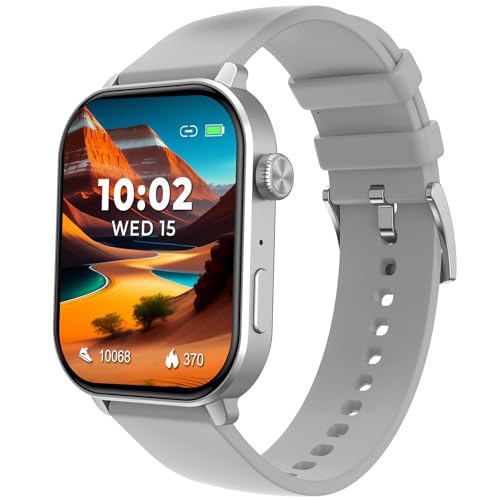 Image of beatXP Unbound Pro 1.96 inch Super AMOLED Display Bluetooth Calling Smart Watch, Metal Body, Rotary Crown, 410 * 502px, 800 Nits, 60Hz Refresh Rate, 100+ Sports Modes, 24 /7, IP67 (Silver)