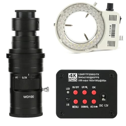 {pANZT[ 12MP 4K UHD 1080P USB HDMI HƗprfI C }EgJ + 180X 300X 200X 500X 100X C }EgY + 56 LED OCg(LED with 200x)