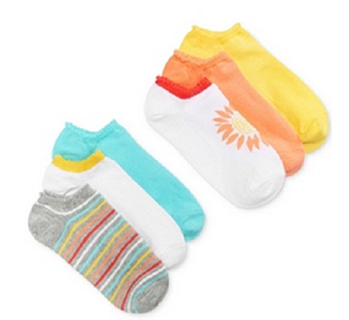 Hue Womens Fashion 6 Pack No Show Socks