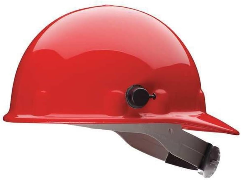 Fibre-Metal Pink Thermoplastic Cap Style Hard Hat - 8-Point Suspension - Pin Lock Adjustment - FIBRE-METAL E2QSW15A000 [PRICE is per EACH]