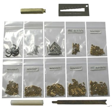 Kwikset Compatible100 Each Bottom Pins with Pin Cover Spring Plug Clip Tools Rekey Kit Rekeying Set