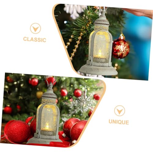 GRIRIW Vintage Lighthouse Candle Holder Retro Candle Lanterns Hanging Candle Holder Desktop Lantern Decor Small Candle Stand Taper Candlestick Holders Wedding Candle Holders Home Decor