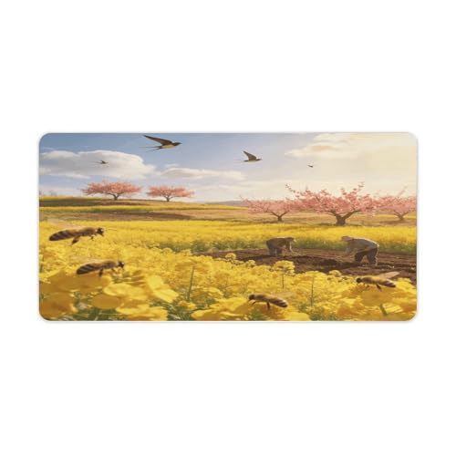 Spring Fields are Busy with Ploughing Desk Pad L�T�C�Y �M�L�p�}�E�X�p�b�h ����~�� �m�[�g�p�\�R�� �f�X�N�v���e�N�^�[�}�b�g �I�t�B�X �R���s���[�^�[ �f�X�N�}�b�g �S�����f�X�N�u���b�^�[ �L�[�{�[�h�}�b�g