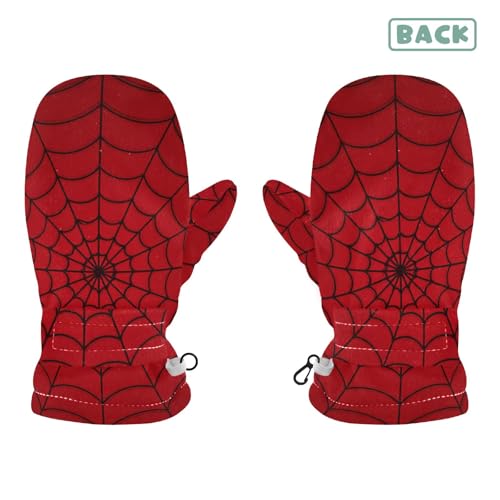 Image of Plaaee Early 1990s Pattern Kids Glove Warm Mitten Winter Favor for Toddler Boys and Girls Children Cold Weather Gloves