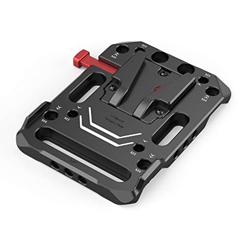 Image of SmallRig V Mount Battery Plate, Mini V-Mount Plate with 1 /4 inch-20 Holes 2988