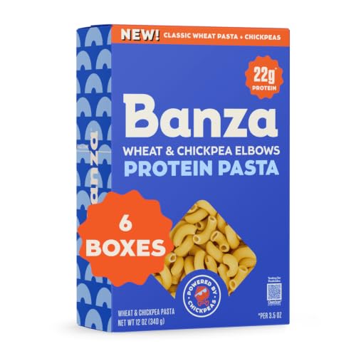 Banza Elbow Protein Pasta 6-Pack, 12 oz Box