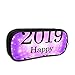 Produktbild Frohes Neues Jahr 2019 Pencil Case Kapazität Aufbewahrungstasche Halter Schreibtisch Stift Bleistift Marker Briefpapier Organizer Bleistiftbeutel mit Reißverschluss für Office