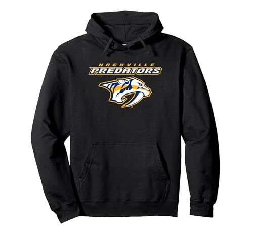 Nashville Predators Power Play NHL Officially Licensed Pullover Hoodie, Adult Unisex, Black, Small