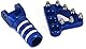 Motorrad Schalthebel und Bremshebel Schrittspitze Kit,Hinten Bremspedal Schalthebelpedal für 125-530cc SX EXC XCF XC XCW SXF SMR 690SMCR 690ENDURO SUPERMOTOR-Blau