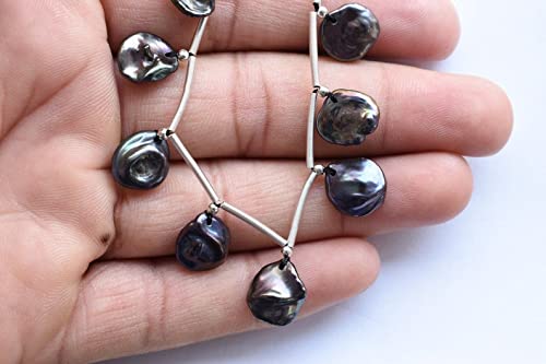 Perles de perle noire gemme pour création de bijoux DIY LKBEADS