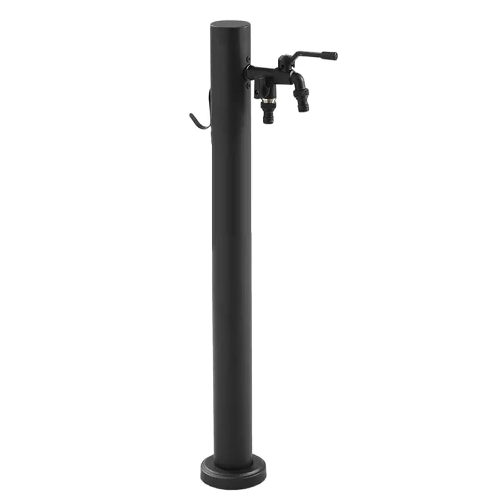 Genérico Columna de Agua de jardín de Acero Inoxidable de 60 cm con Grifo y Soporte para Manguera - Resistente a la corrosión y a Las heladas. Grifo Exterior para Patio, terraza y jardín.